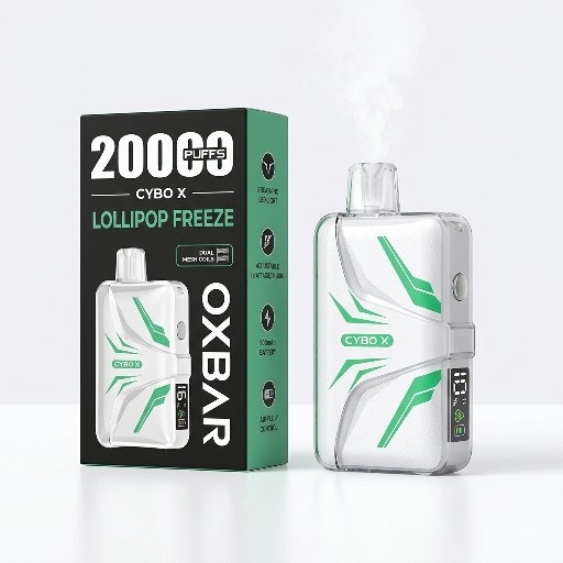 IMG_COM_202608171920072740 پاد اوکس بار OXBAR CYBO X – Lollipop Freeze – ۲۰٬۰۰۰ پاف - تصویر 1